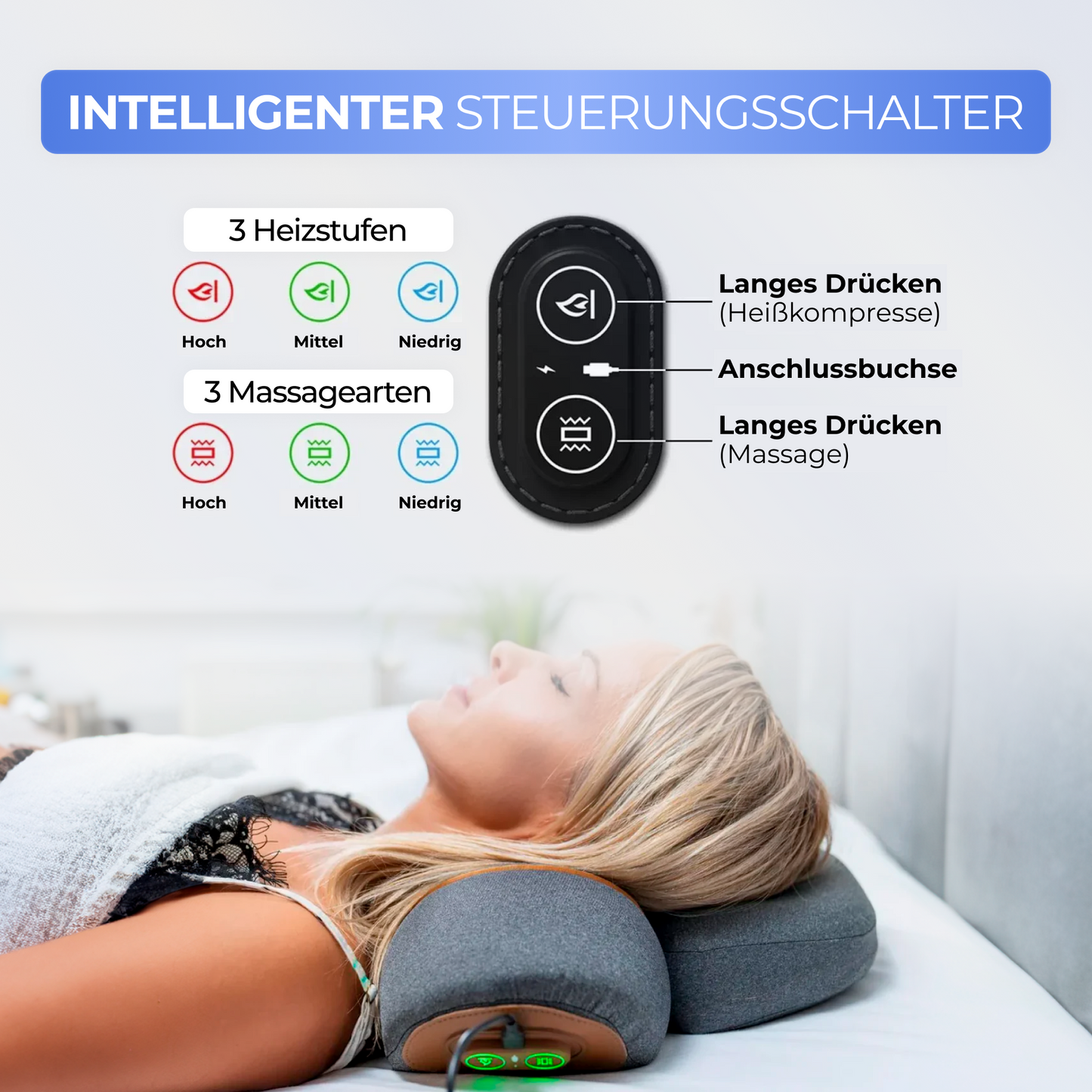 NeckTouch™ Sanfte Wärme und Massage